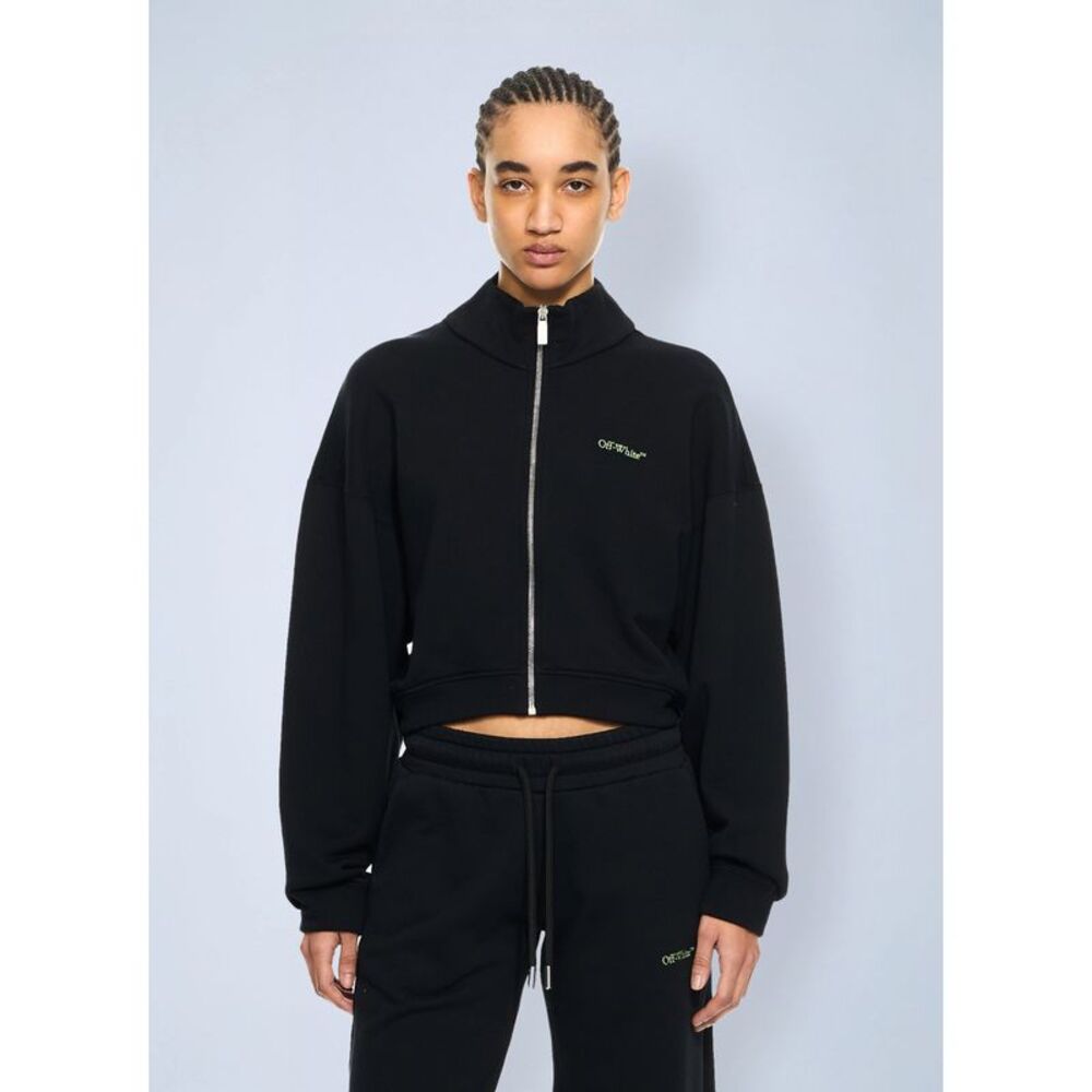 Off-White Women Arrow Leaves Zip Up Sweatshirt